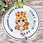 Cute giraffe retractable badge reel