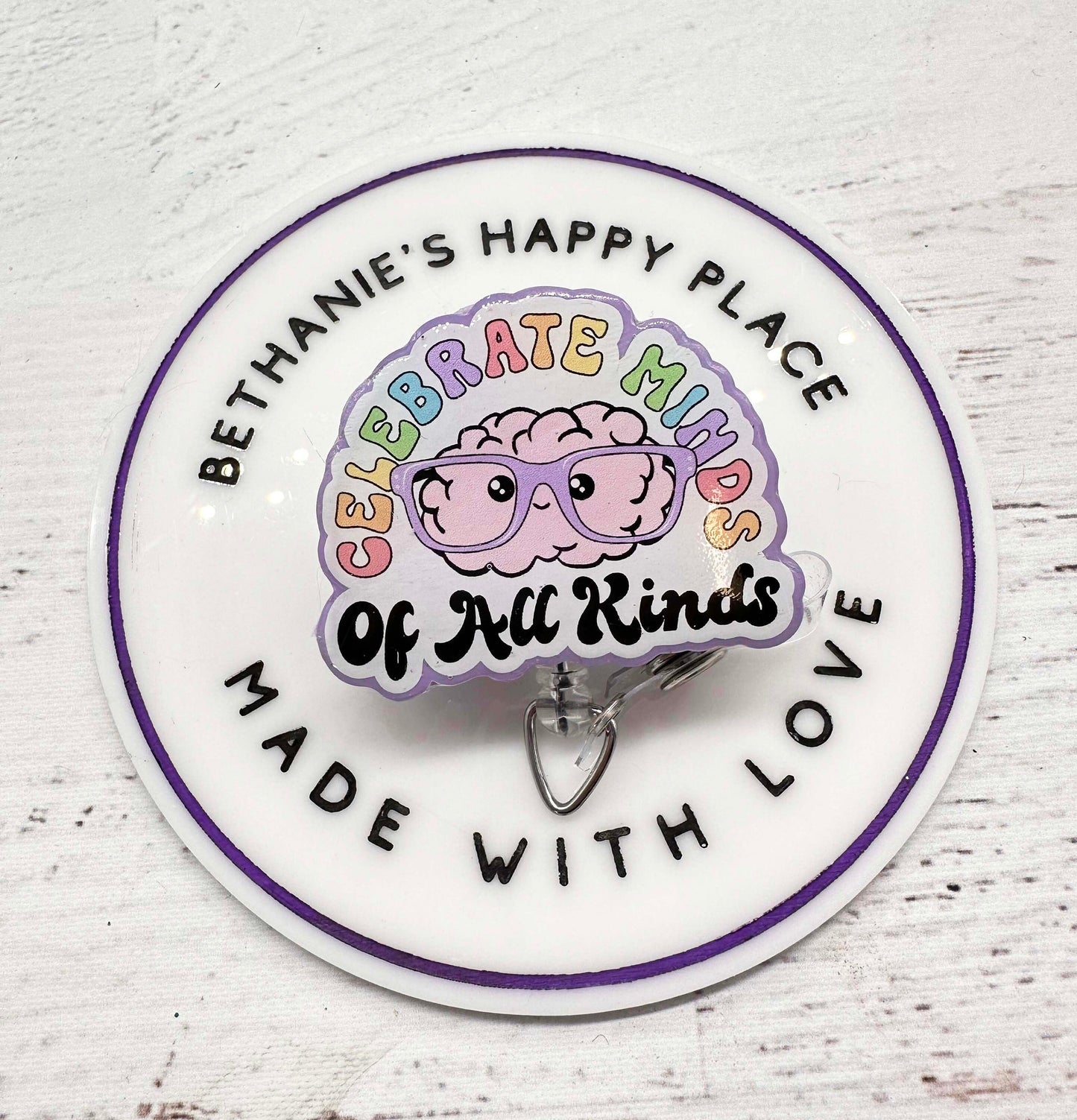 Celebrate minds of all kinds badge reel