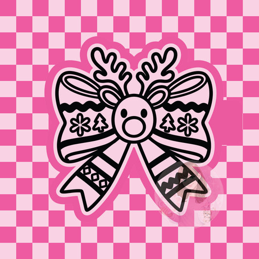 Deer bow silicone freshie mold