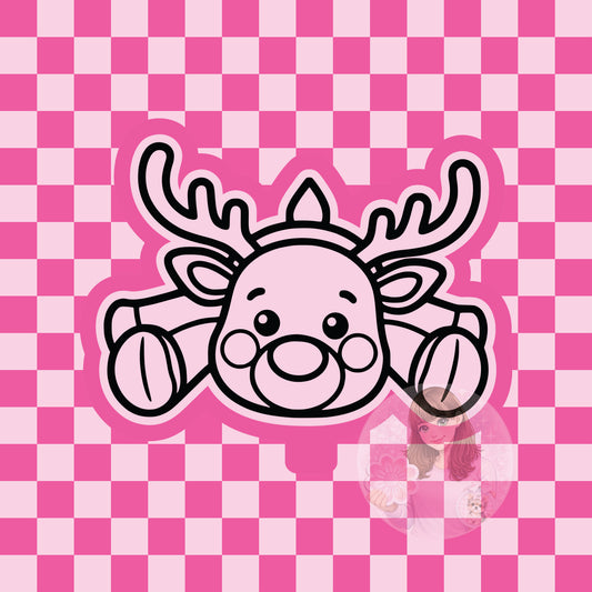 Floppy reindeer silicone freshie mold