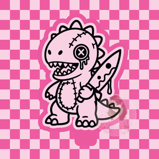 Scary dinosaur silicone freshie mold