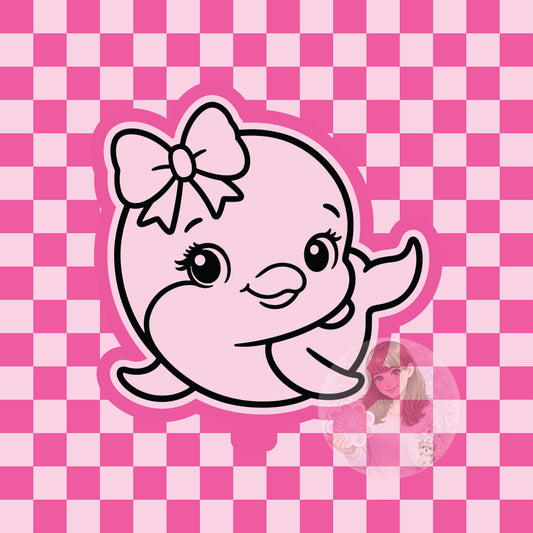 Dolphin girl silicone freshie mold