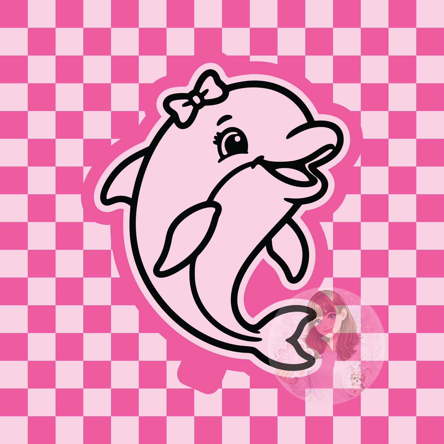 Dolphin silicone freshie mold