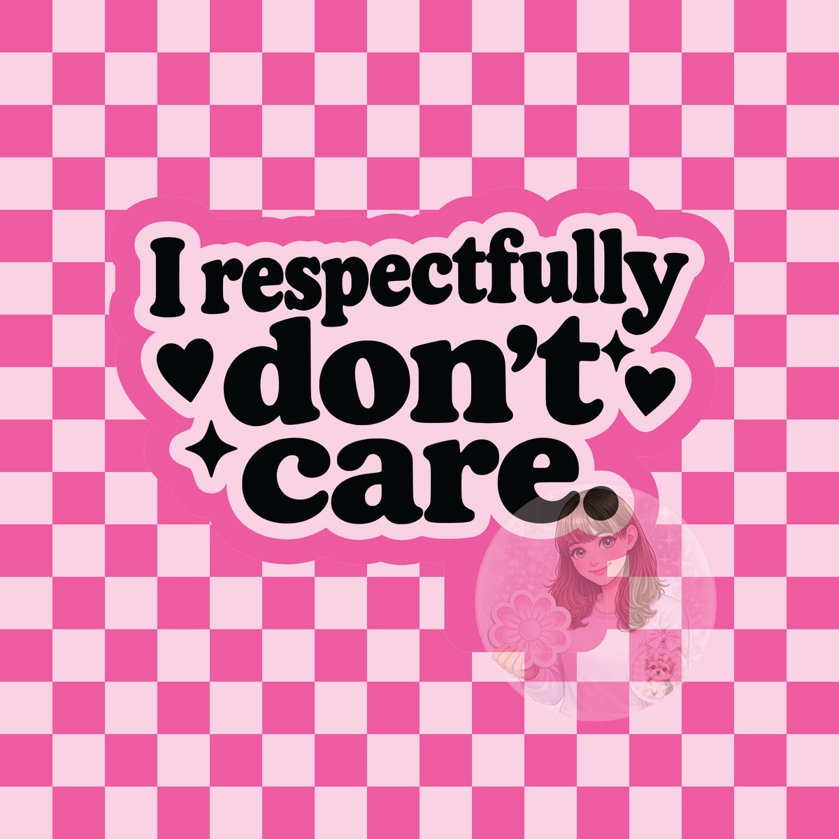 I respectfully don't care silicone freshie mold