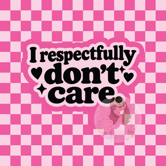 I respectfully don't care silicone freshie mold