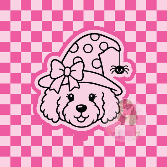 Goldendoodle witch silicone freshie mold
