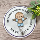 Sloth retractable badge reel