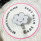 Happy cloud retractable badge reel