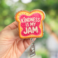 Kindness is My Jam Retractable Badge Reel