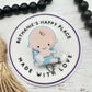 Baby boy badge reel