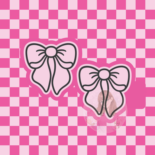 Cute bow vent clip silicone freshie mold