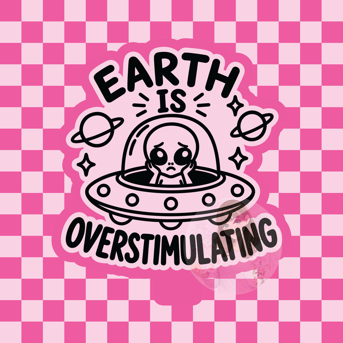 Earth is overstimulating silicone freshie mold