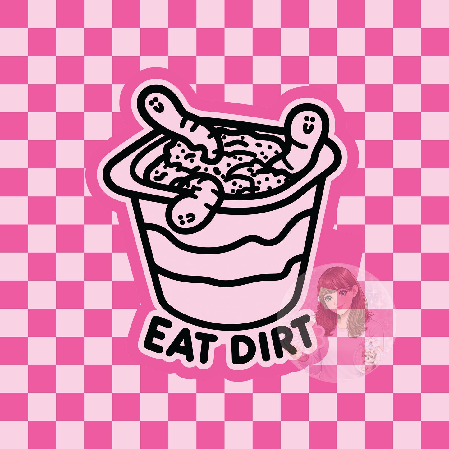 Eat dirt silicone freshie mold