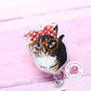 Cat badge reel