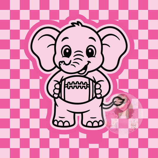 Elephant football silicone freshie mold