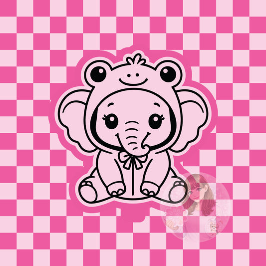 Elephant frog silicone freshie mold