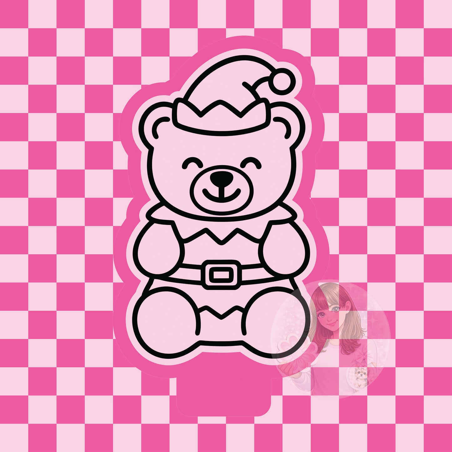 Gummy bear elf silicone freshie mold