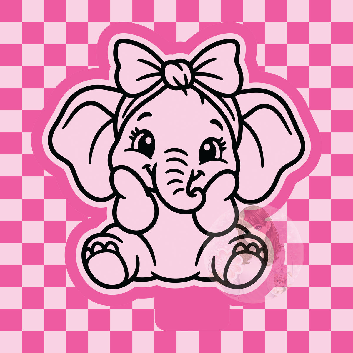 Cutesy elephant silicone mold