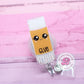 Glue stick teacher badge reel