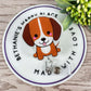 Cute Beagle retractable badge reel