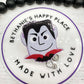 Vampire Halloween badge reel