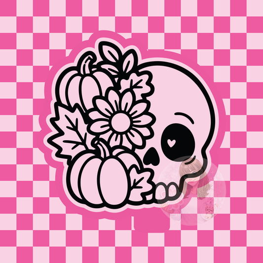 Fall skull silicone freshie mold