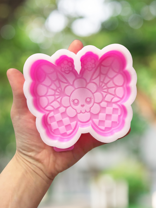 Skull moth mold - READY TO SHIP