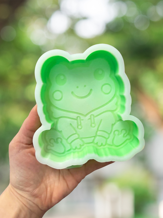 Frog in hoodie mold - READY TO SHIP