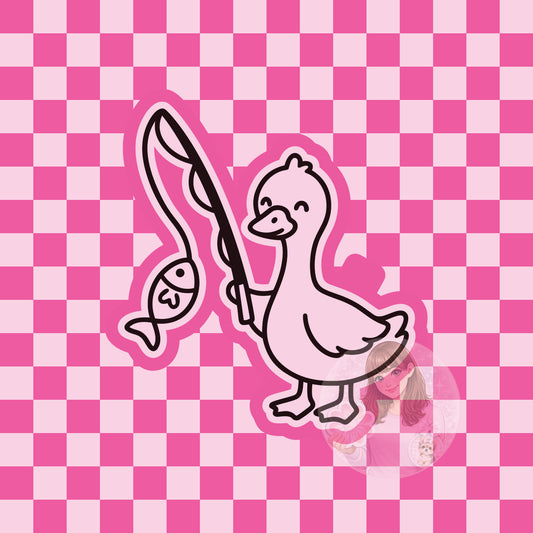 Fishing goose silicone freshie mold