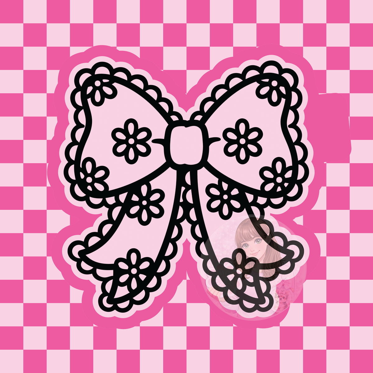 Flower bow silicone freshie mold