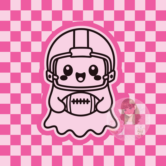 Football ghost silicone freshie mold