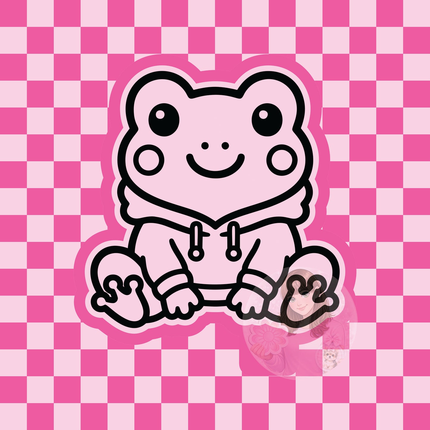 Frog hoodie silicone freshie mold