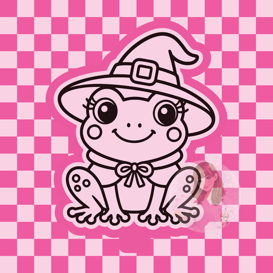 Witch frog silicone freshie mold