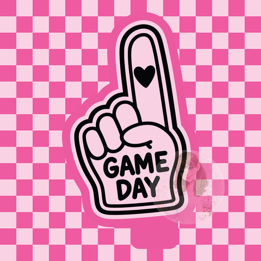 Game day foam finger silicone freshie mold