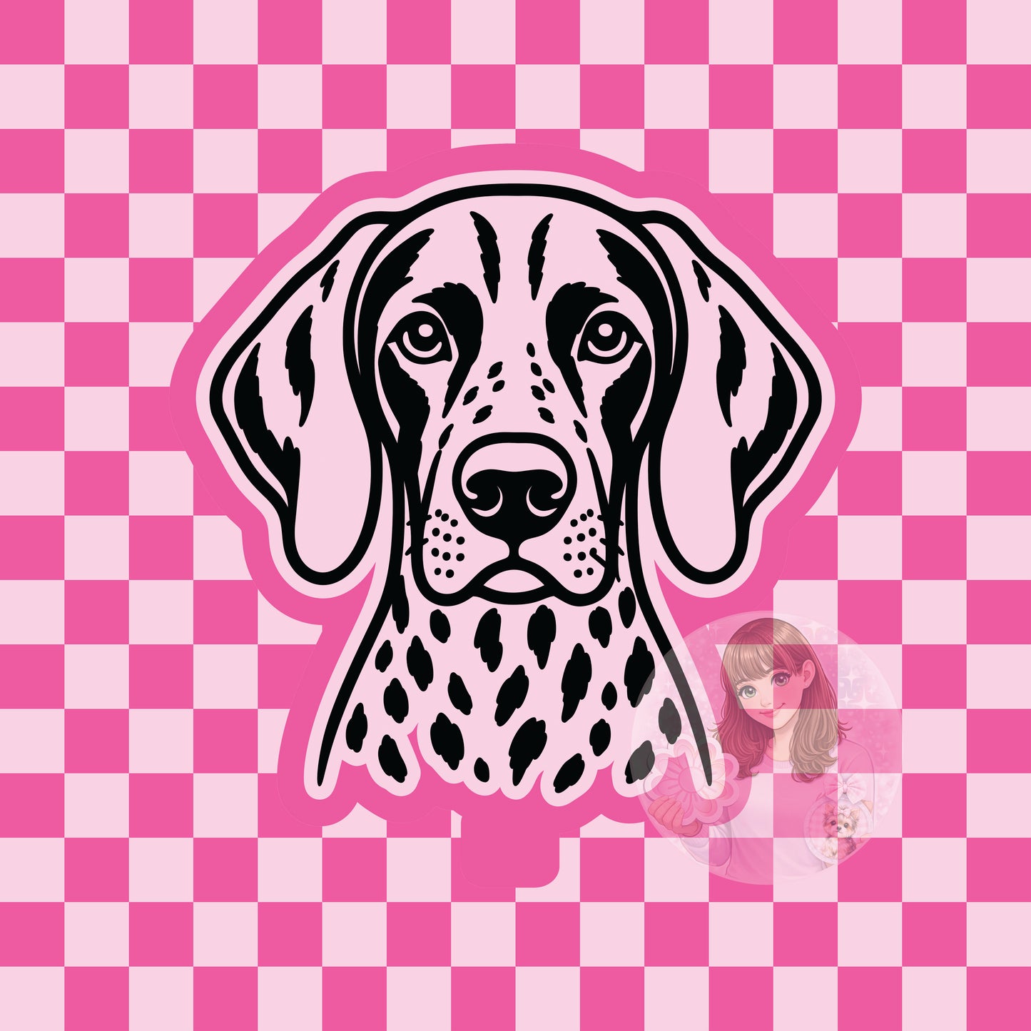 German shorthair pointer dog head silicone freshie mold