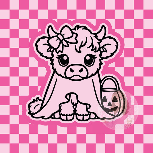 Cute Halloween cow silicone freshie mold