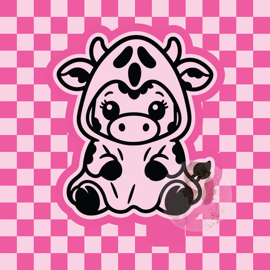 Ghost cow silicone freshie mold