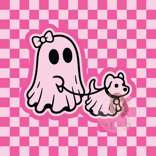 Ghost walking dog silicone freshie mold