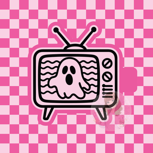 Vintage ghost TV silicone freshie mold