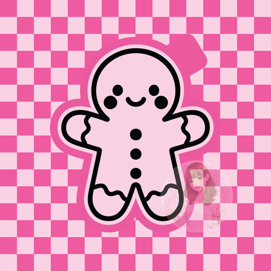 Gingerbread boy silicone freshie mold