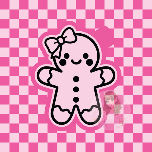 Gingerbread girl silicone freshie mold