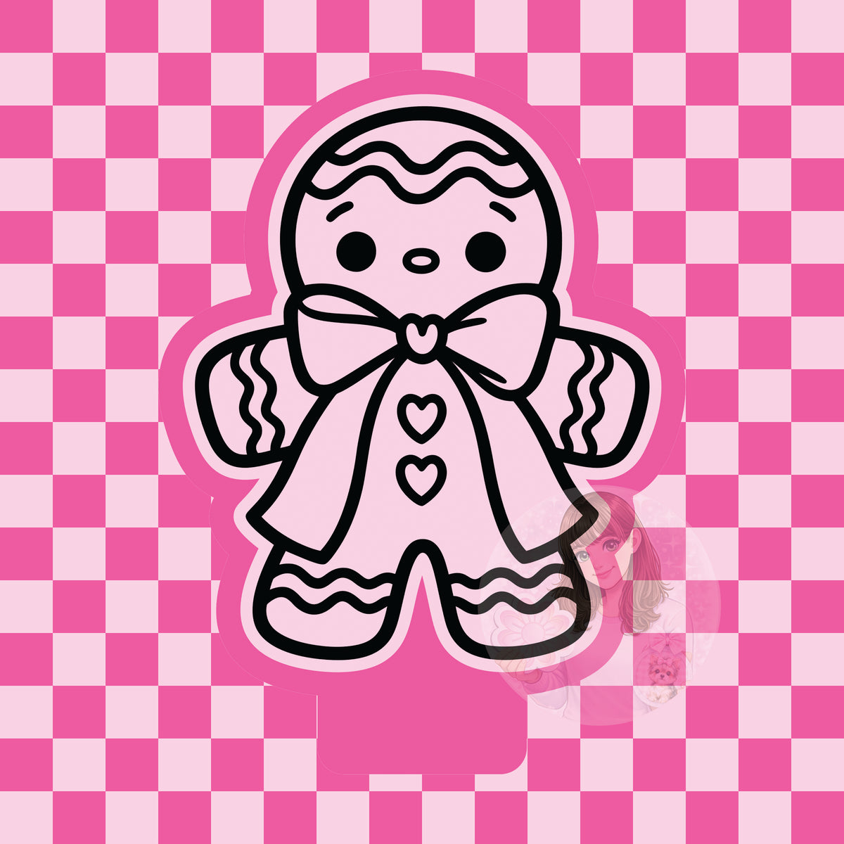 Gingerbread cookie silicone freshie mold