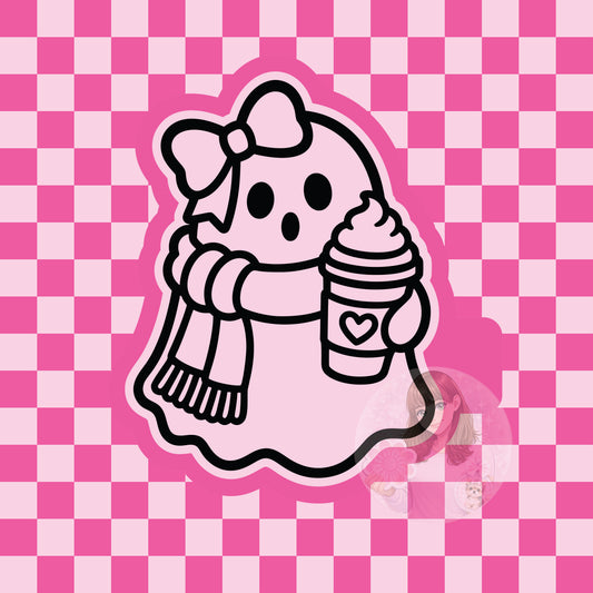 Latte ghost silicone freshie mold