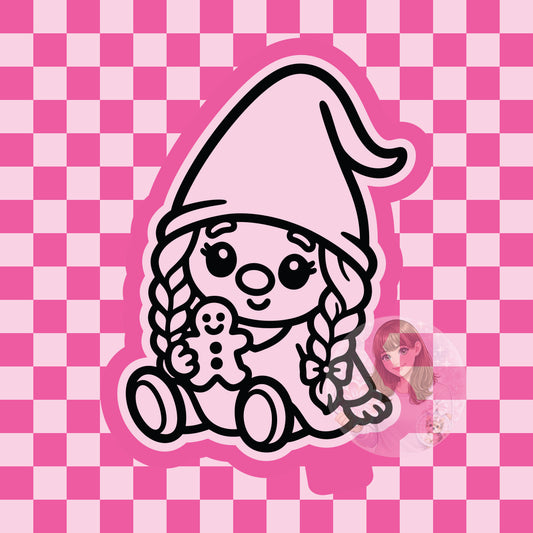 Gnome girl silicone freshie mold