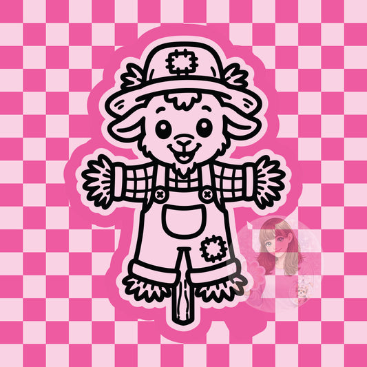 Goat scarecrow silicone freshie mold