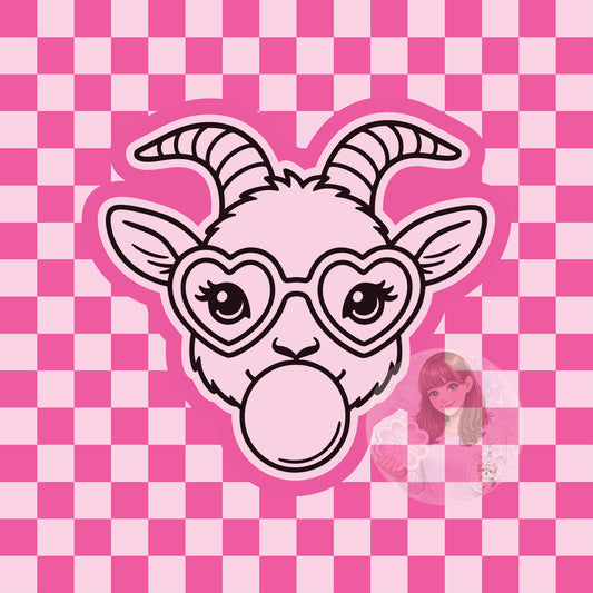 Bubblegum goat silicone freshie mold