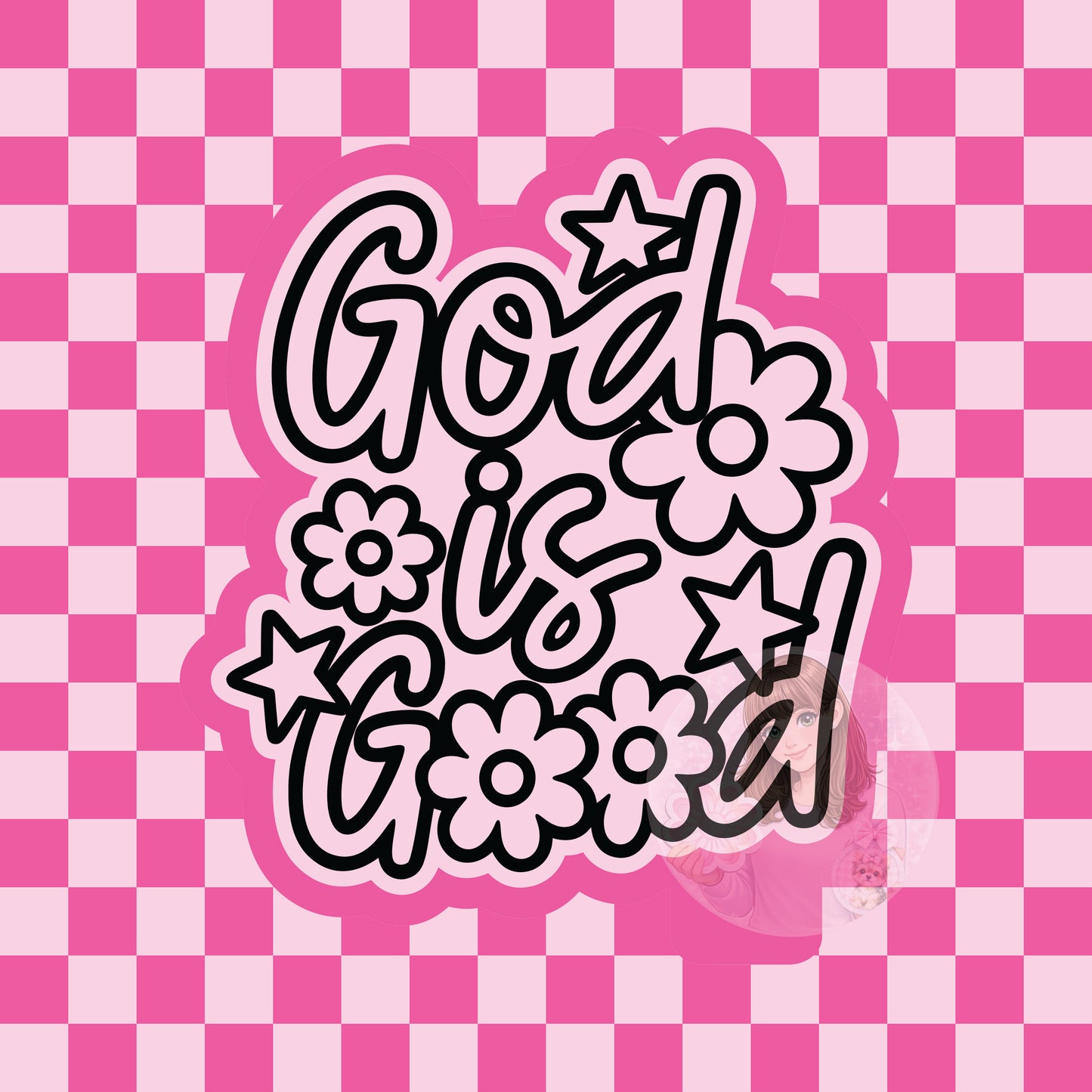 God is good silicone freshie mold