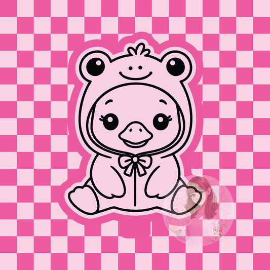 Goose frog silicone freshie mold
