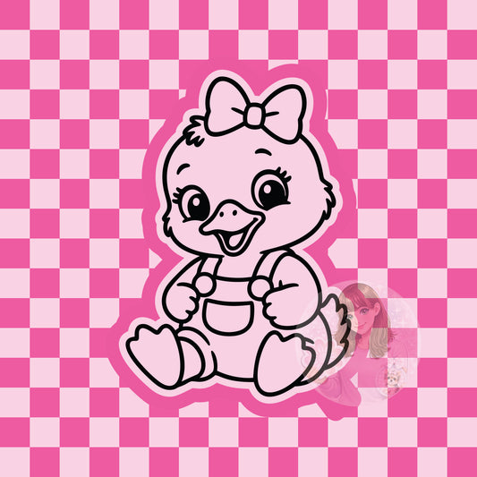 Goose in overalls silicone freshie mold