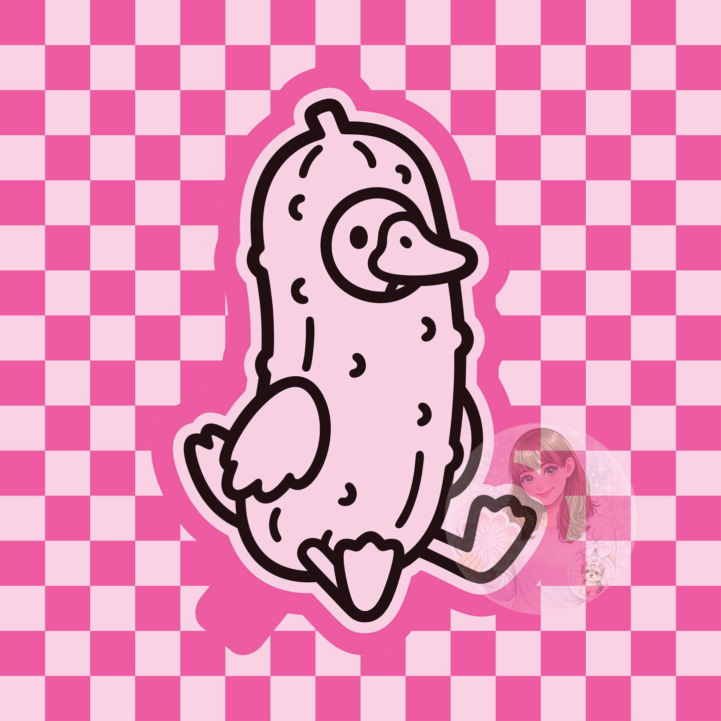 Goose pickle silicone freshie mold